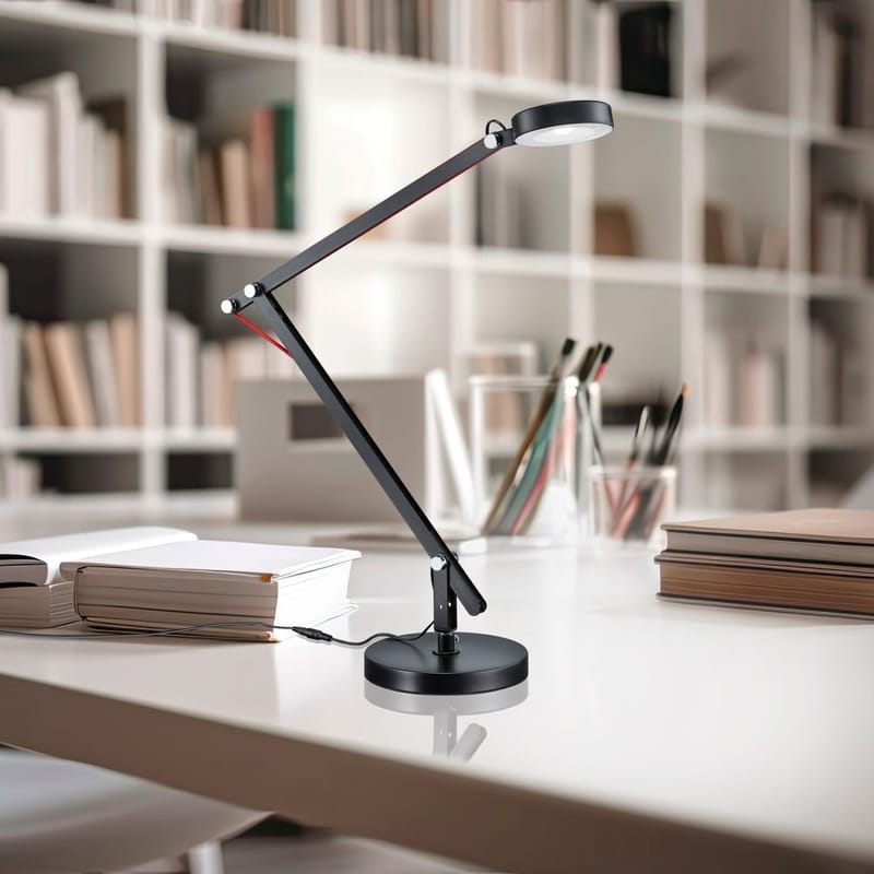 Bordslampa Amsterdam - Svart - Belysning & el - Inomhusbelysning & lampor - Sänglampor & nattduksbordslampa - Sänglampa bord