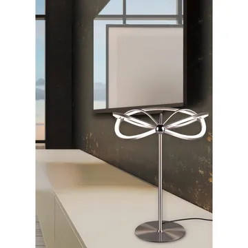 Bordslampa Charivari - Borstad stål - Belysning & el - Inomhusbelysning & lampor - Sänglampor & nattduksbordslampa - Sänglampa bord