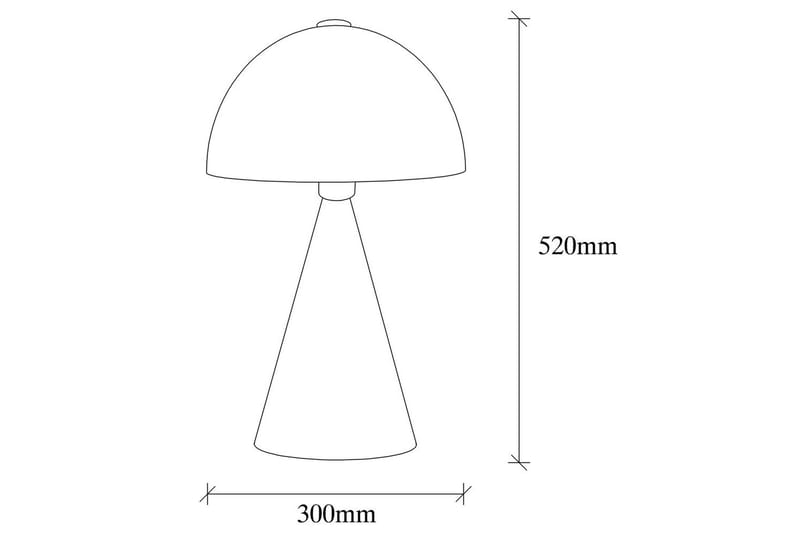 Bordslampa Chichela Vit - Vit - Belysning & el - Inomhusbelysning & lampor - Sänglampor & nattduksbordslampa - Sänglampa bord