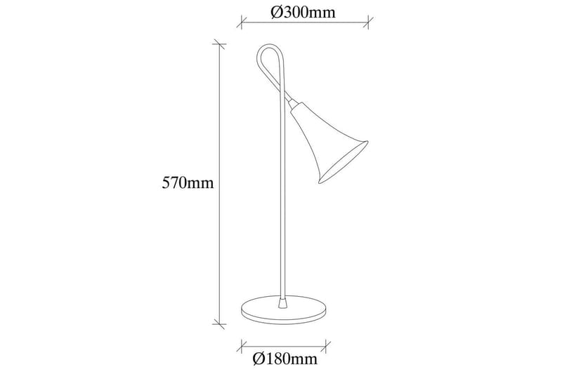 Bordslampa Dorougradia Rany - Guld - Belysning & el - Inomhusbelysning & lampor - Sänglampor & nattduksbordslampa - Sänglampa bord