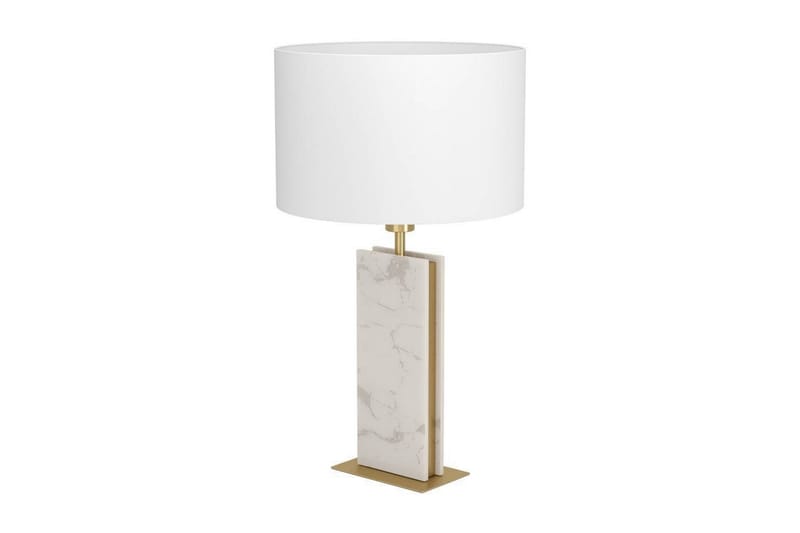 Bordslampa Eglo Belesar Mässing/Vit, Mässing/Vit