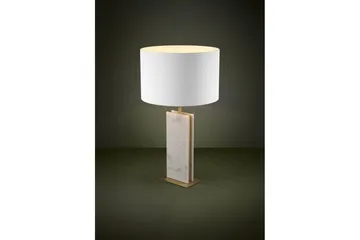 Bordslampa Eglo Belesar Mässing/Vit - Mässing/Vit - Belysning & el - Inomhusbelysning & lampor - Sänglampor & nattduksbordslampa - Sänglampa bord