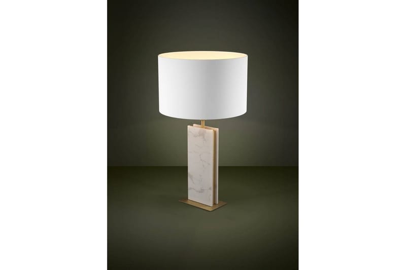 Bordslampa Eglo Belesar Mässing/Vit - Mässing/Vit - Belysning & el - Inomhusbelysning & lampor - Sänglampor & nattduksbordslampa - Sänglampa bord