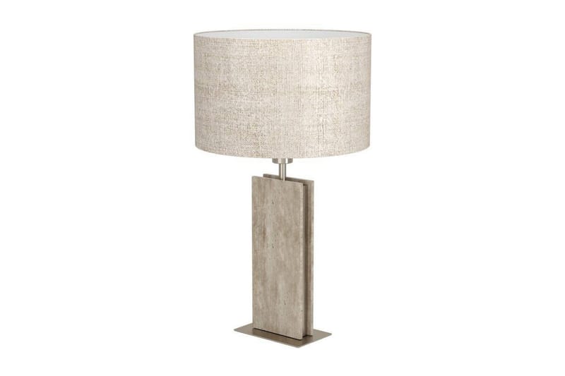 Bordslampa Eglo Belesar Nickel/Natur - Nickel/Natur - Belysning & el - Inomhusbelysning & lampor - Sänglampor & nattduksbordslampa - Sänglampa bord
