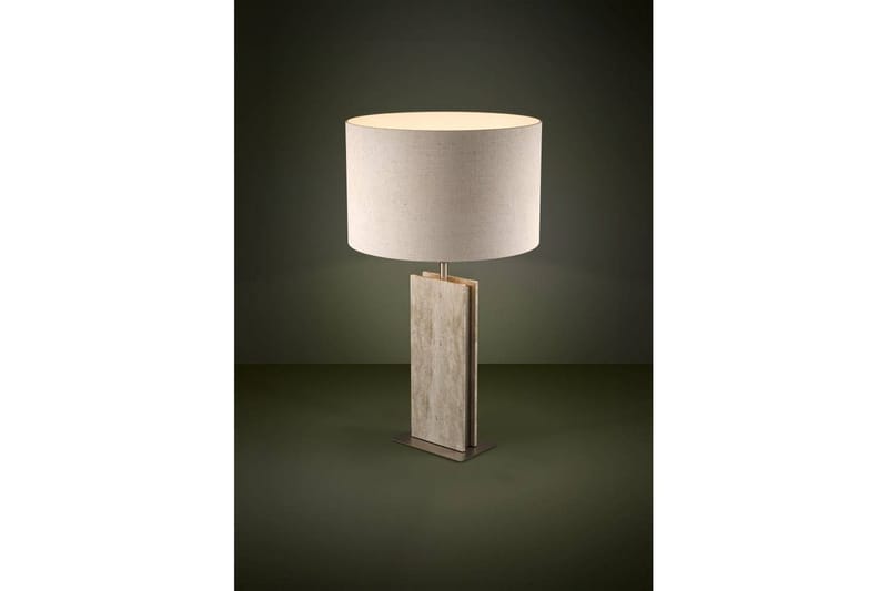 Bordslampa Eglo Belesar Nickel/Natur - Nickel/Natur - Belysning & el - Inomhusbelysning & lampor - Sänglampor & nattduksbordslampa - Sänglampa bord