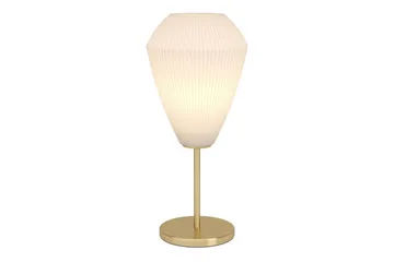Bordslampa Eglo Caprarola - Mässing/Beige - Belysning & el - Inomhusbelysning & lampor - Sänglampor & nattduksbordslampa - Sänglampa bord