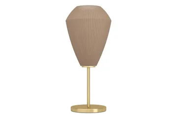 Bordslampa Eglo Caprarola - Mässing/Beige - Belysning & el - Inomhusbelysning & lampor - Sänglampor & nattduksbordslampa - Sänglampa bord