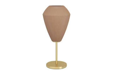 Bordslampa Eglo Caprarola - Mässing/Beige - Belysning & el - Inomhusbelysning & lampor - Sänglampor & nattduksbordslampa - Sänglampa bord