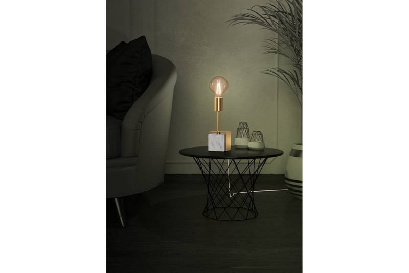 Bordslampa Eglo Carmita Vit/Grå - Vit/Grå - Belysning & el - Inomhusbelysning & lampor - Sänglampor & nattduksbordslampa - Sänglampa bord