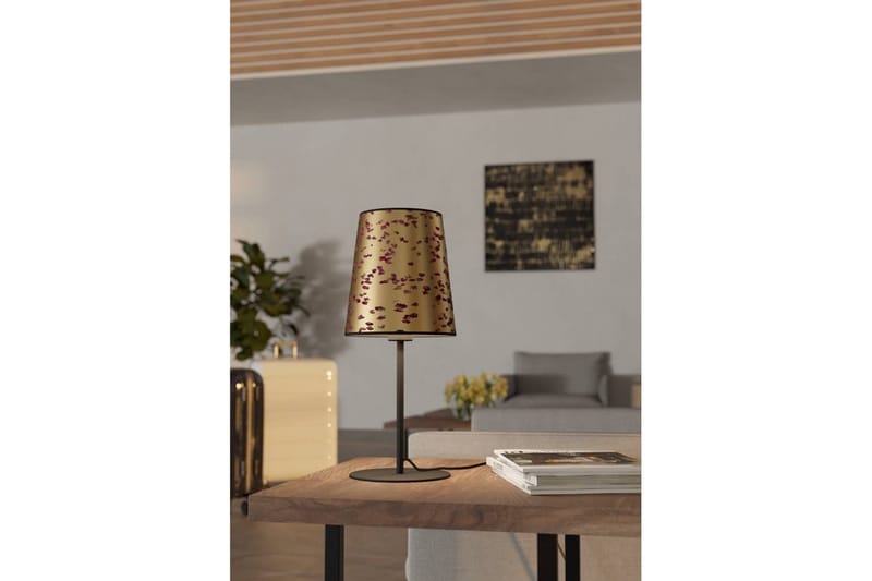 Bordslampa Eglo Castuera Guld med Rosblad - Belysning & el - Inomhusbelysning & lampor - Sänglampor & nattduksbordslampa - Sänglampa bord