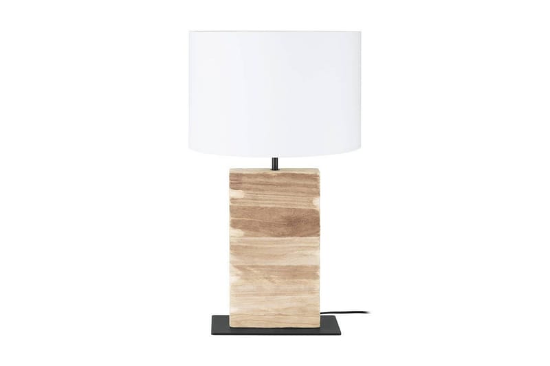 Bordslampa Eglo Contessore Rak Vit/trä - Belysning & el - Inomhusbelysning & lampor - Sänglampor & nattduksbordslampa - Sänglampa bord