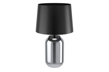 Bordslampa Eglo Cuite Svart/Stål - Svart/Stål - Belysning & el - Inomhusbelysning & lampor - Sänglampor & nattduksbordslampa - Sänglampa bord