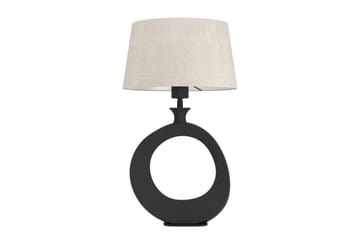 Bordslampa Eglo Diezma Svart/Natur 52 cm - 52 cm - Belysning & el - Inomhusbelysning & lampor - Sänglampor & nattduksbordslampa - Sänglampa bord