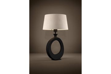 Bordslampa Eglo Diezma Svart/Natur 52 cm - 52 cm - Belysning & el - Inomhusbelysning & lampor - Sänglampor & nattduksbordslampa - Sänglampa bord