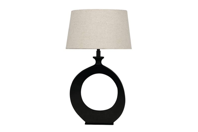 Bordslampa Eglo Diezma Svart/Natur 52 cm - 52 cm - Belysning & el - Inomhusbelysning & lampor - Sänglampor & nattduksbordslampa - Sänglampa bord