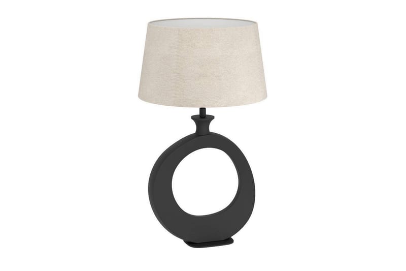 Bordslampa Eglo Diezma Svart/Natur 52 cm - 52 cm - Belysning & el - Inomhusbelysning & lampor - Sänglampor & nattduksbordslampa - Sänglampa bord