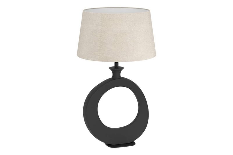 Bordslampa Eglo Diezma Svart/Natur 52 cm - 52 cm - Belysning & el - Inomhusbelysning & lampor - Sänglampor & nattduksbordslampa - Sänglampa bord