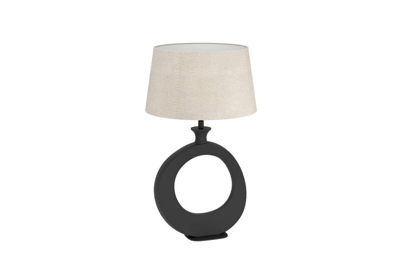 Bordslampa Eglo Diezma Svart/Natur 52 cm - 52 cm - Belysning & el - Inomhusbelysning & lampor - Sänglampor & nattduksbordslampa - Sänglampa bord
