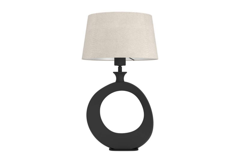 Bordslampa Eglo Diezma Svart/Natur 52 cm - 52 cm - Belysning & el - Inomhusbelysning & lampor - Sänglampor & nattduksbordslampa - Sänglampa bord
