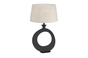 Bordslampa Eglo Diezma Svart/Natur 52 cm - 52 cm - Belysning & el - Inomhusbelysning & lampor - Sänglampor & nattduksbordslampa - Sänglampa bord