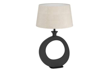 Bordslampa Eglo Diezma Svart/Natur 52 cm - 52 cm - Belysning & el - Inomhusbelysning & lampor - Sänglampor & nattduksbordslampa - Sänglampa bord