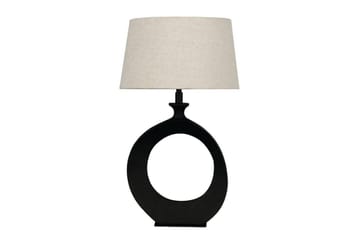 Bordslampa Eglo Diezma Svart/Natur 52 cm - 52 cm - Belysning & el - Inomhusbelysning & lampor - Sänglampor & nattduksbordslampa - Sänglampa bord