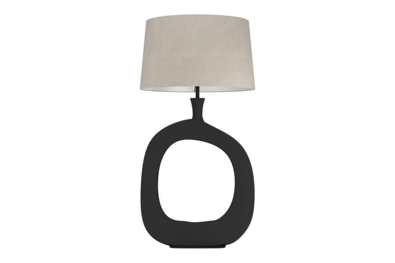 Bordslampa Eglo Diezma Svart/Natur 88 cm - 88 cm - Belysning & el - Inomhusbelysning & lampor - Sänglampor & nattduksbordslampa - Sänglampa bord