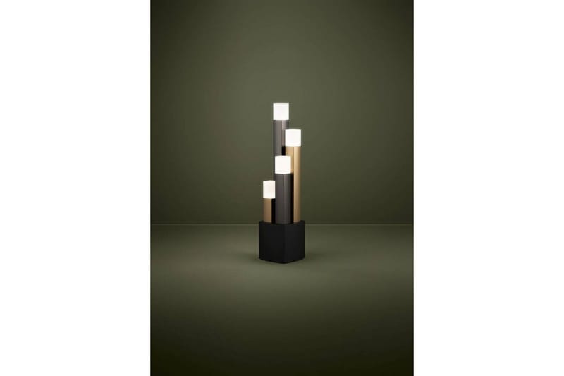 Bordslampa Eglo Estanterios Grå/Brun med 4 Lampor - Belysning & el - Inomhusbelysning & lampor - Sänglampor & nattduksbordslampa - Sänglampa bord