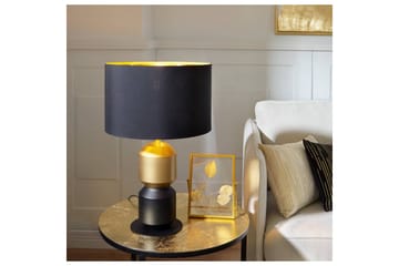 Bordslampa Eglo Laurignano Svart/Guld - Belysning & el - Inomhusbelysning & lampor - Sänglampor & nattduksbordslampa - Sänglampa bord