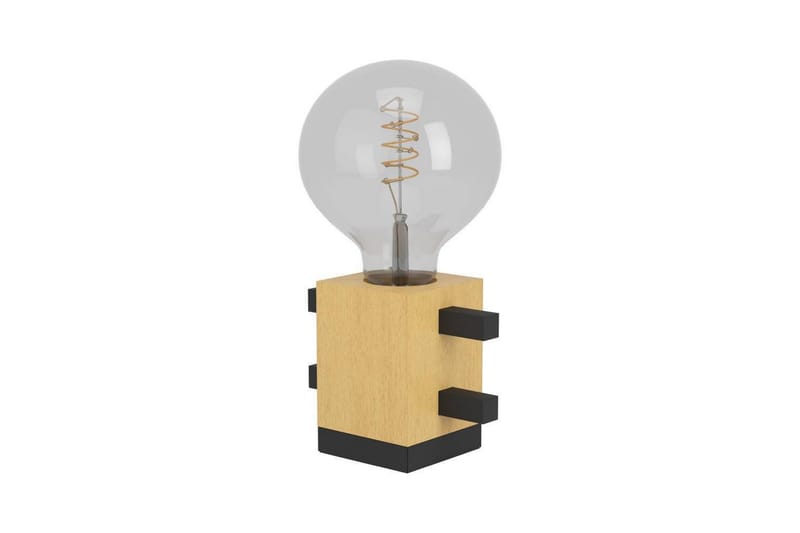 Bordslampa Eglo Levantara Svart/Trä - Belysning & el - Inomhusbelysning & lampor - Sänglampor & nattduksbordslampa - Sänglampa bord