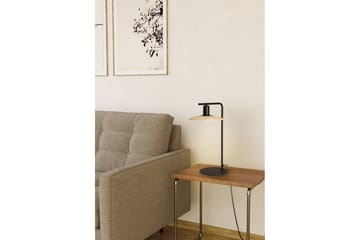 Bordslampa Eglo Mayazes Svart/Trä - Belysning & el - Inomhusbelysning & lampor - Sänglampor & nattduksbordslampa - Sänglampa bord