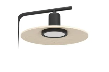 Bordslampa Eglo Mayazes Svart/Trä - Belysning & el - Inomhusbelysning & lampor - Sänglampor & nattduksbordslampa - Sänglampa bord