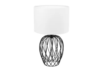 Bordslampa Eglo Nimlet Svart Vit - Svart/Vit - Belysning & el - Inomhusbelysning & lampor - Sänglampor & nattduksbordslampa - Sänglampa bord