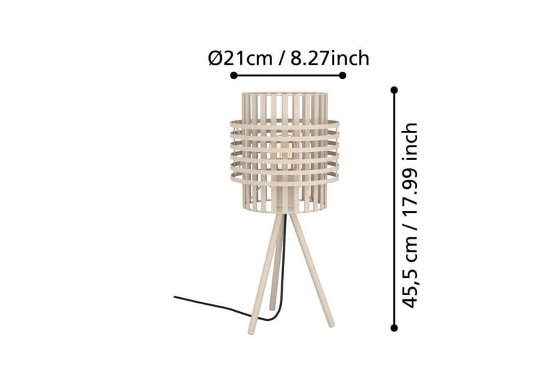 Bordslampa Eglo Oltamar Sand - Belysning & el - Inomhusbelysning & lampor - Sänglampor & nattduksbordslampa - Sänglampa bord