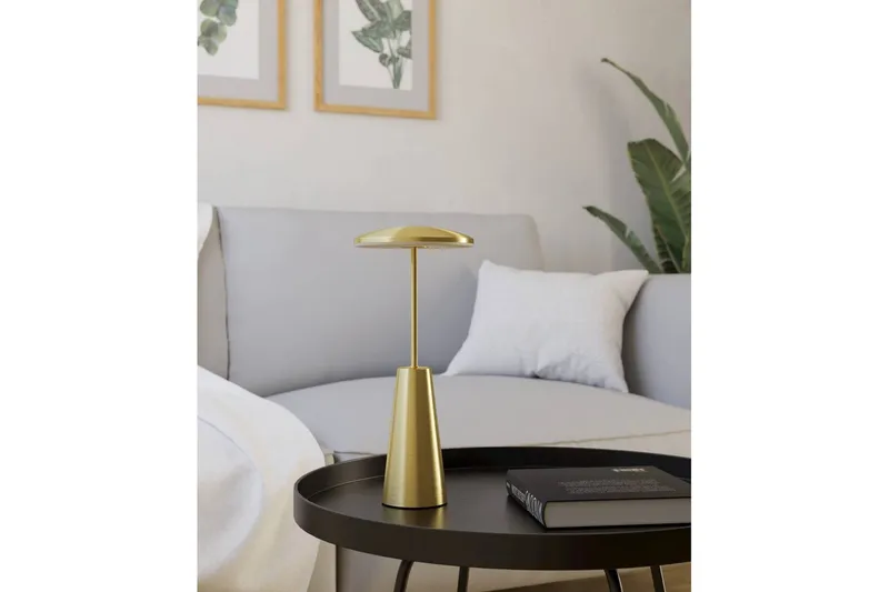 Bordslampa Eglo Piccola med Touch Borstad Mässing - Mässing - Belysning & el - Inomhusbelysning & lampor - Sänglampor & nattduksbordslampa - Sänglampa bord