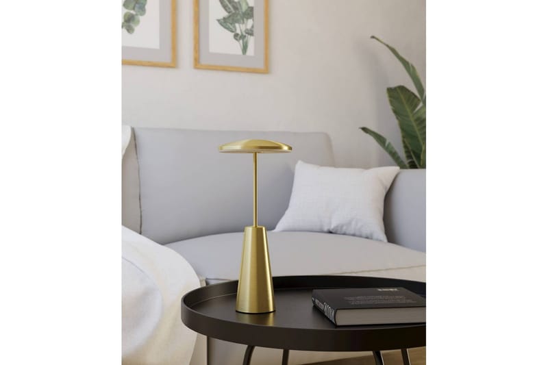 Bordslampa Eglo Piccola med Touch Borstad Mässing - Mässing - Belysning & el - Inomhusbelysning & lampor - Sänglampor & nattduksbordslampa - Sänglampa bord