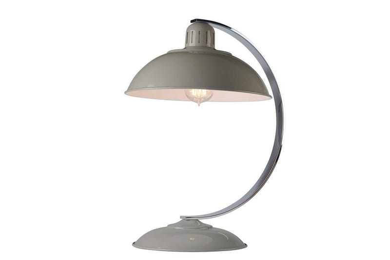 Bordslampa Elstead Lighting Franklin Presenning Grå - Presenning Grå - Belysning & el - Inomhusbelysning & lampor - Sänglampor & nattduksbordslampa - Sänglampa bord