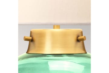 Bordslampa Elstead Lighting Kara Åldrad mässing - Mörkgrönt glas - Åldrad mässing - Mörkgrönt glas - Belysning & el - Inomhusbelysning & lampor - Sänglampor & nattduksbordslampa - Sänglampa bord