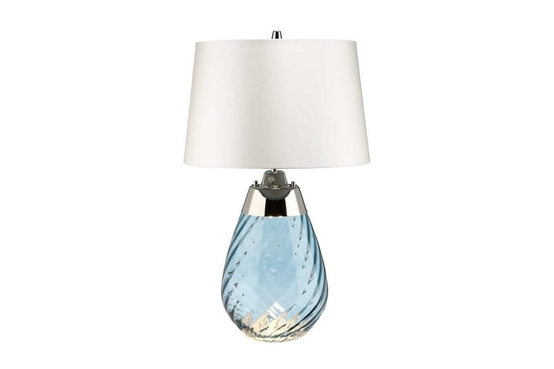 Bordslampa Elstead Lighting Lena Blå - Blå - Belysning & el - Inomhusbelysning & lampor - Sänglampor & nattduksbordslampa - Sänglampa bord