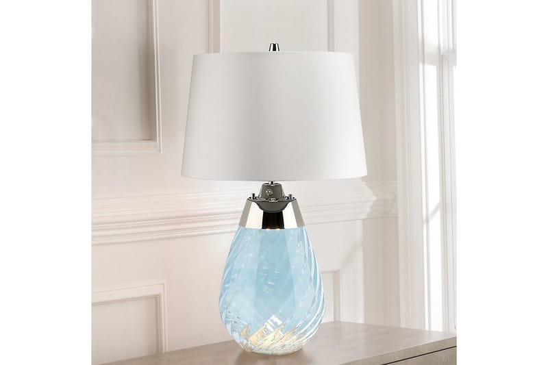 Bordslampa Elstead Lighting Lena Blå - Blå - Belysning & el - Inomhusbelysning & lampor - Sänglampor & nattduksbordslampa - Sänglampa bord