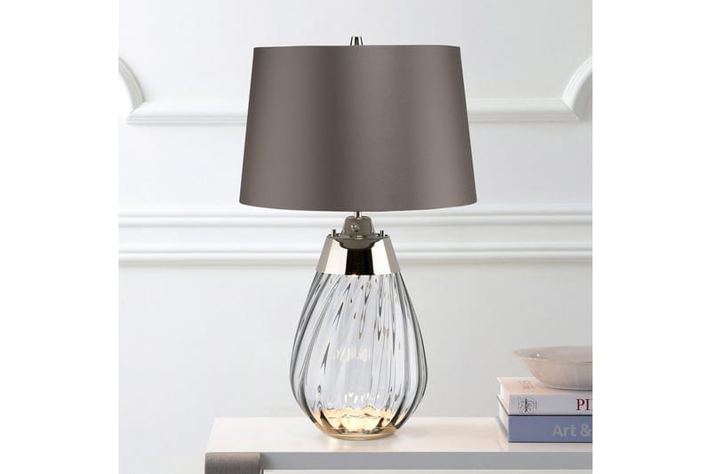 Bordslampa Elstead Lighting Lena Rök - Rök - Belysning & el - Inomhusbelysning & lampor - Sänglampor & nattduksbordslampa - Sänglampa bord