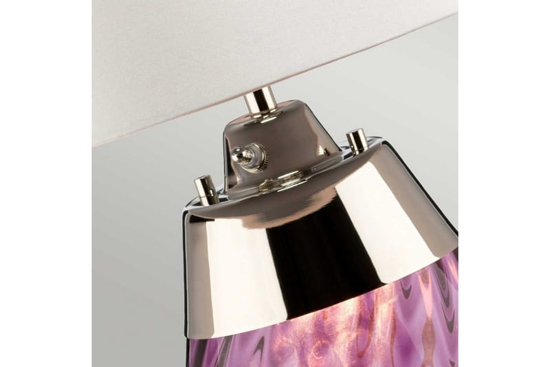 Bordslampa Elstead Lighting Lena Plommon - Plommon - Belysning & el - Inomhusbelysning & lampor - Sänglampor & nattduksbordslampa - Sänglampa bord