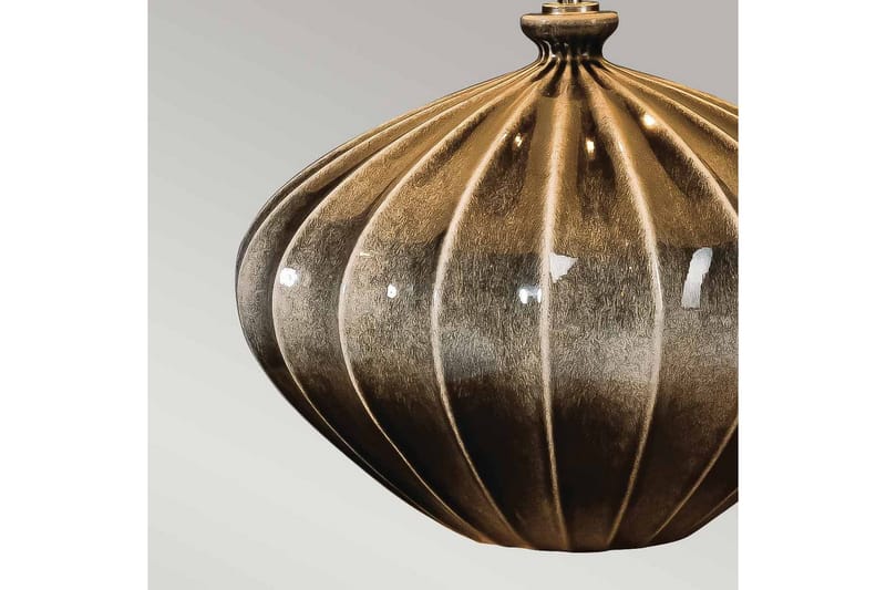 Bordslampa Elstead Lighting Ribbad Pumpa - Belysning & el - Inomhusbelysning & lampor - Sänglampor & nattduksbordslampa - Sänglampa bord