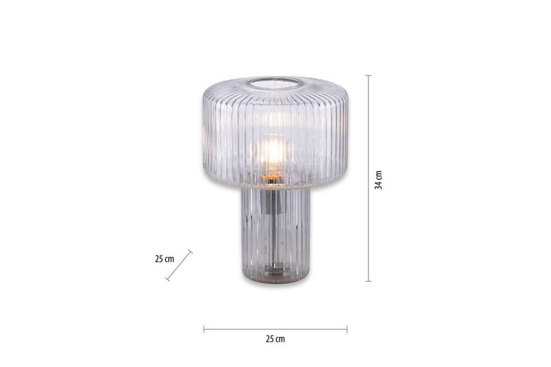 Bordslampa Fungus - Transparent - Belysning & el - Inomhusbelysning & lampor - Sänglampor & nattduksbordslampa - Sänglampa bord