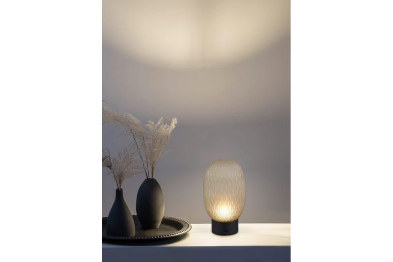 Bordslampa Laddningsbar TRIO Facette Mattsvart/grön - Mattsvart/grön - Belysning & el - Inomhusbelysning & lampor - Sänglampor & nattduksbordslampa - Sänglampa bord