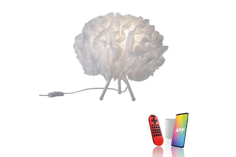 Bordslampa Lolasmart Naomi - 35x30x35 cm - Belysning & el - Inomhusbelysning & lampor - Sänglampor & nattduksbordslampa - Sänglampa bord