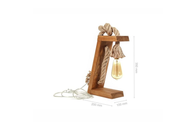 Bordslampa Lumina Brun / Rany - Brun/Guld - Belysning & el - Inomhusbelysning & lampor - Sänglampor & nattduksbordslampa - Sänglampa bord