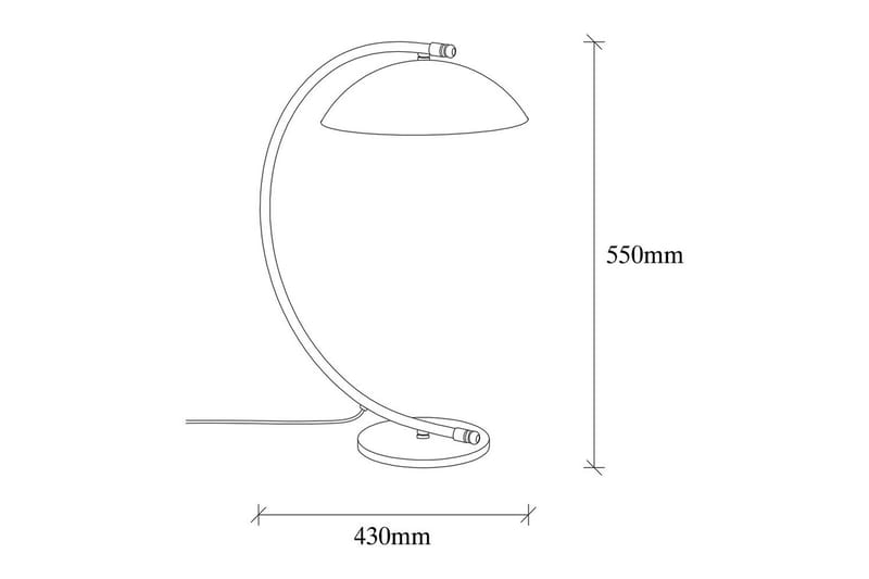 Bordslampa Mast Svart / Rany - Guld/Svart - Belysning & el - Inomhusbelysning & lampor - Sänglampor & nattduksbordslampa - Sänglampa bord
