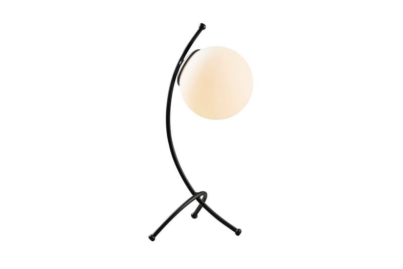 Bordslampa Melra Svart / Vit - Svart / Vit - Belysning & el - Inomhusbelysning & lampor - Sänglampor & nattduksbordslampa - Sänglampa bord