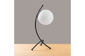 Bordslampa Melra Svart / Vit - Svart / Vit - Belysning & el - Inomhusbelysning & lampor - Sänglampor & nattduksbordslampa - Sänglampa bord